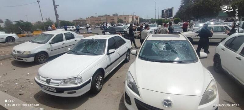 تصاویری از انفجار در بندر شهید رجایی