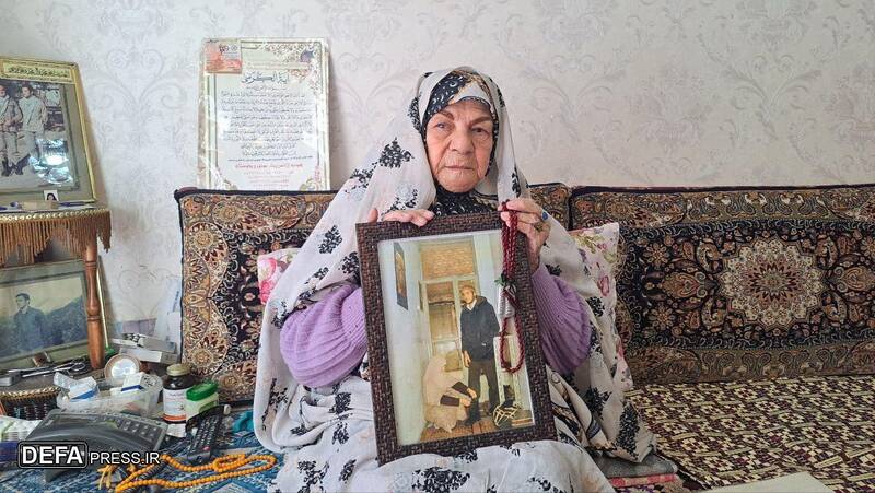 مادرانههای «زهرا وفایی» از پسر شهیدش «محمد رضایی»