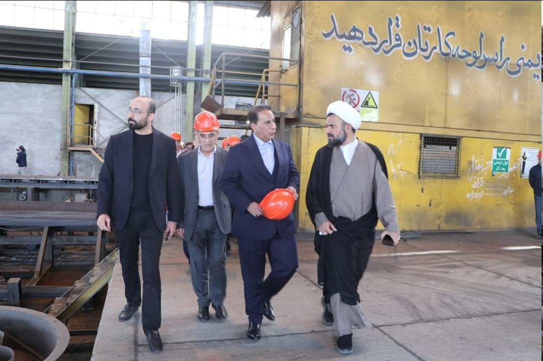 افتتاح خط تولید میلگرد و شمش ۱۸ استند مجتمع فولاد صنعت بناب