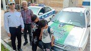 کودکی که با پراید به کودک دیگر زد +عکس و فیلم