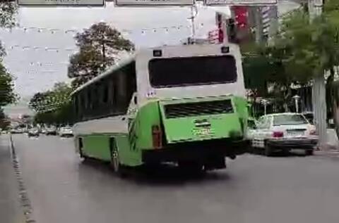 سرقت عجیب اتوبوس توسط نوجوانی در کرمان!
