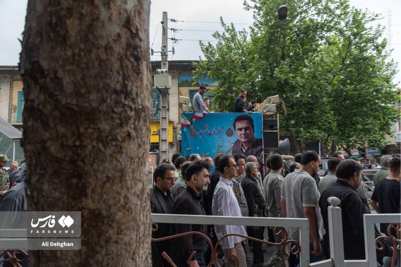 عکس/ تشییع محیطبان شهیدِ پارکملی گلستان