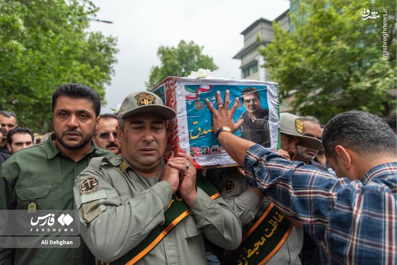 عکس/ تشییع محیطبان شهیدِ پارکملی گلستان