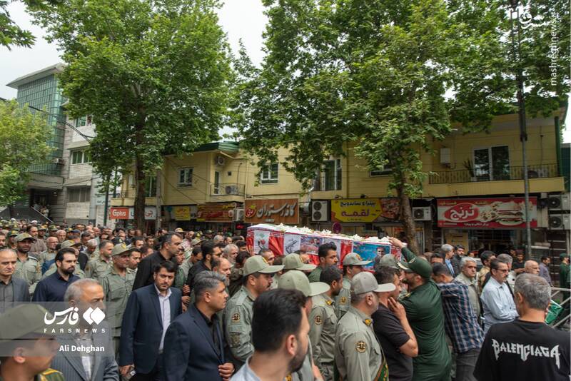 عکس/ تشییع محیطبان شهیدِ پارکملی گلستان