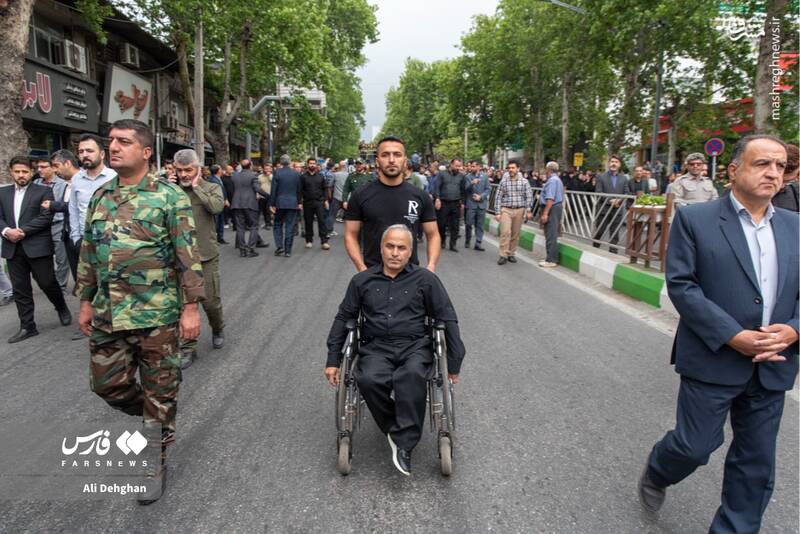 عکس/ تشییع محیطبان شهیدِ پارکملی گلستان