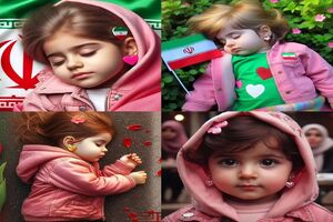 عکس/ گلباران مزار دختر کاپشن صورتی در کرمان