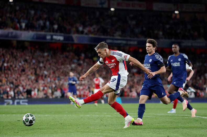 گام بلند پاریسنژرمن برای صعود به فینال؛ رکورد آرسنال در ورزشگاه امارات شکسته شد