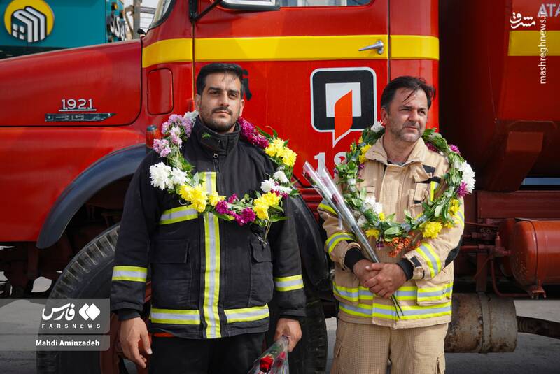 عکس/ بازگشت از دل آتش