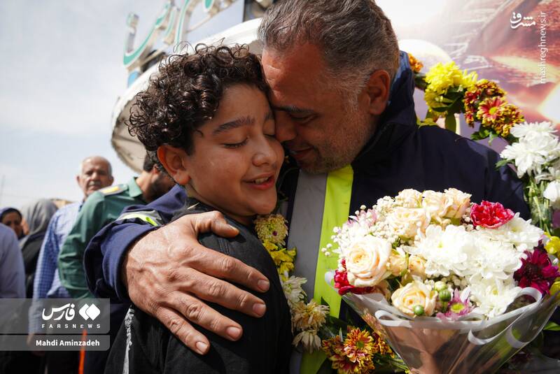 عکس/ بازگشت از دل آتش