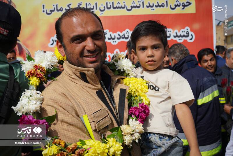 عکس/ بازگشت از دل آتش