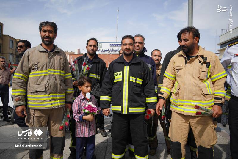 عکس/ بازگشت از دل آتش