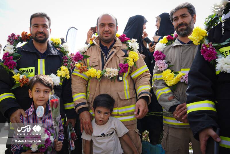 عکس/ بازگشت از دل آتش