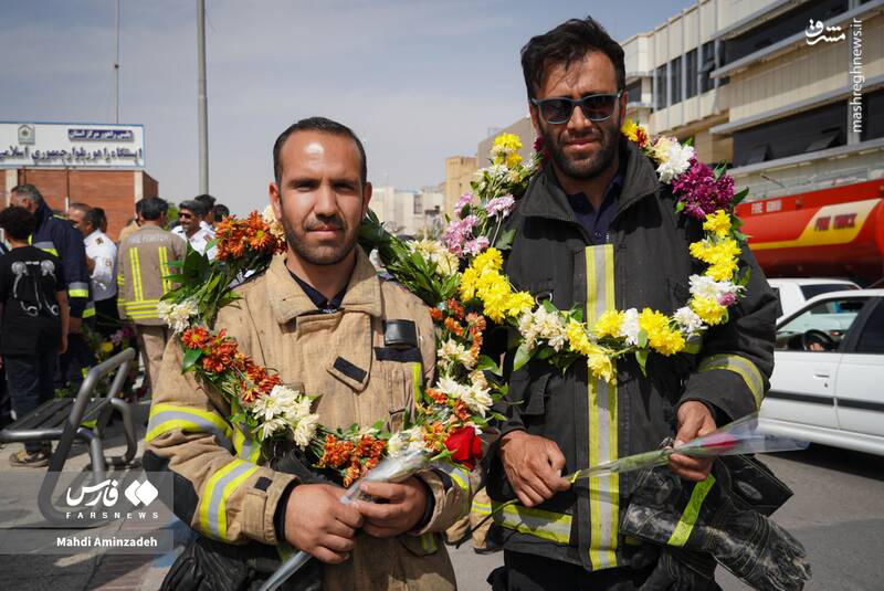 عکس/ بازگشت از دل آتش