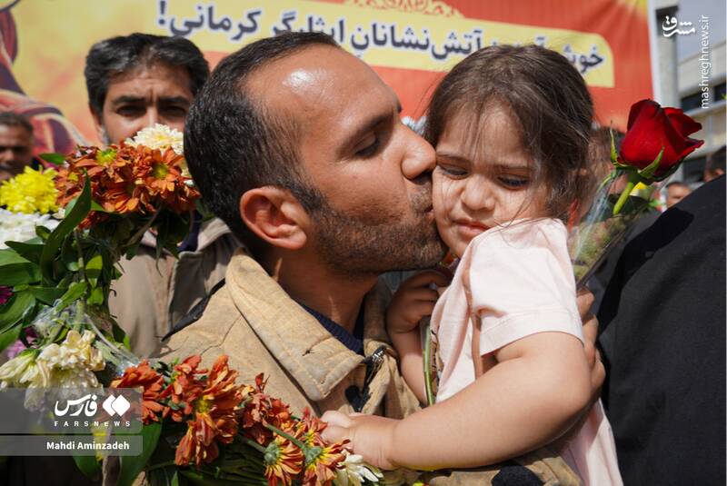 عکس/ بازگشت از دل آتش