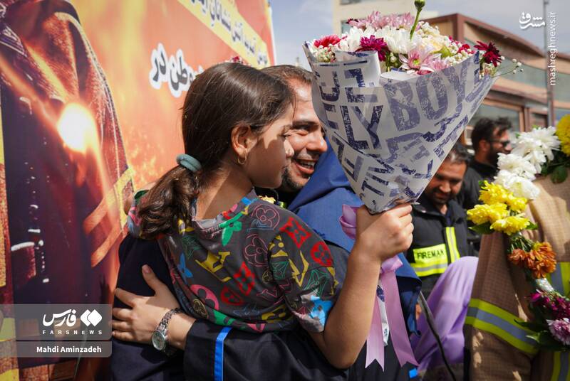 عکس/ بازگشت از دل آتش