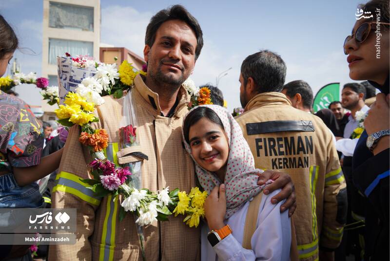 عکس/ بازگشت از دل آتش