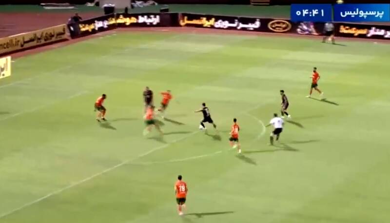 فیلم/ گل اول پرسپولیس به مس توسط علیپور