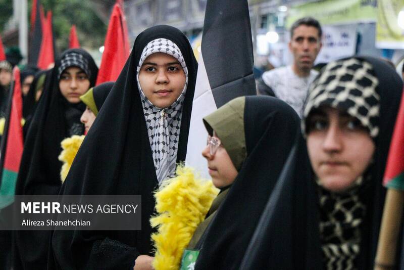 اجتماع سراسری فریاد فلسطین در رشت