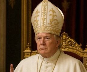 تصویر ترامپ با لباس پاپ نشانگر چیست؟