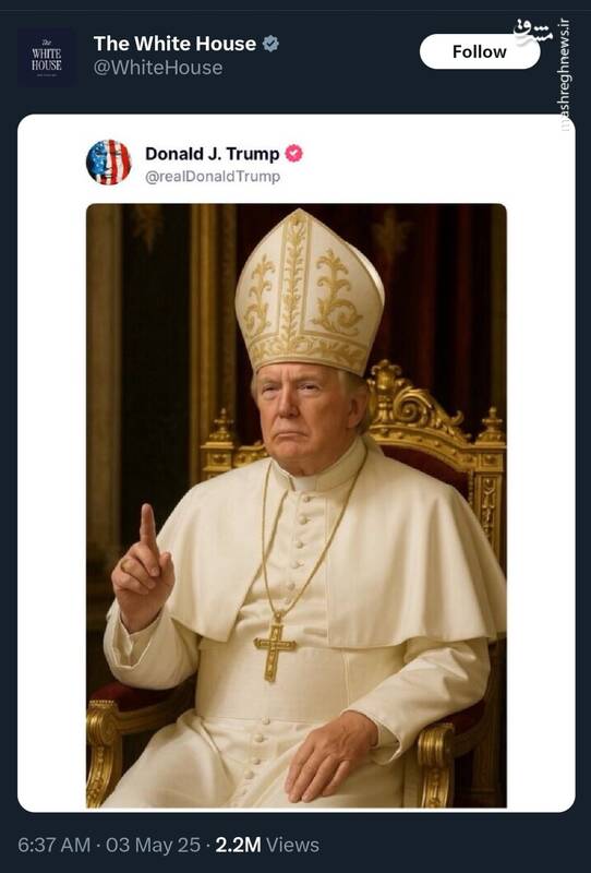 این تصویر از ترامپ صرفاً یک شوخی نیست!