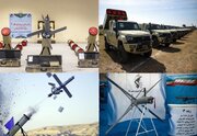 سلاح ویژه سپاه برای حمله همزمان به اهداف هوایی و دریایی/ ورود گسترده «مهمات پرسه‌زن» برای دفاع از جزایر ایرانی +فیلم و عکس