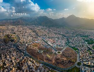 تصویر هوایی از هگمتانه جهانی