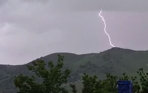 فیلم/ رعدوبرق در آسمان پاوه