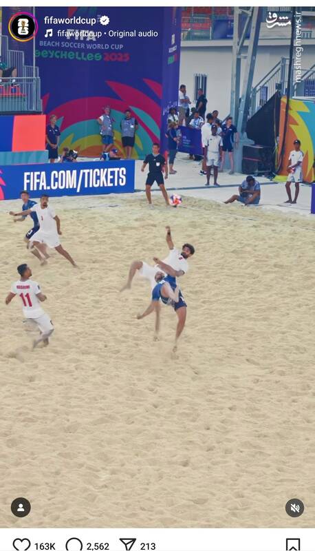 بازسازی حرکت کاکرو در تیم ملی فوتبال ساحلی!