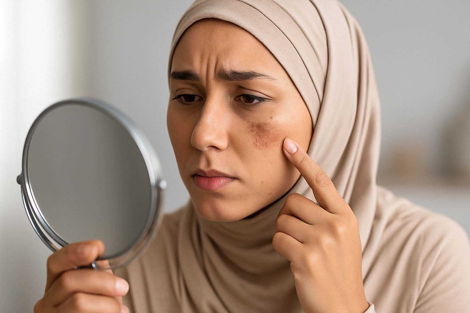 چرا لک صورتم بیشتر میشود؟