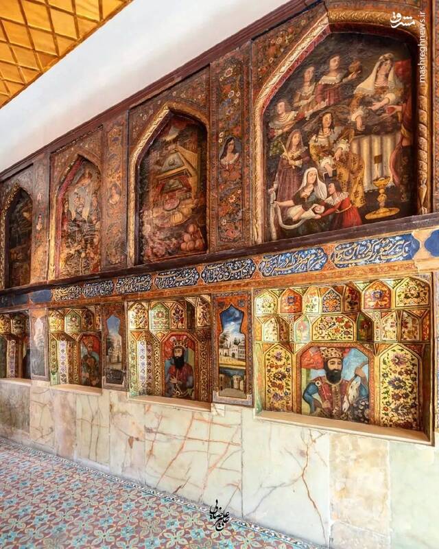 تصاویری از ایوان دیوانخانه؛ قدیمی ترین بنای کاخ گلستان