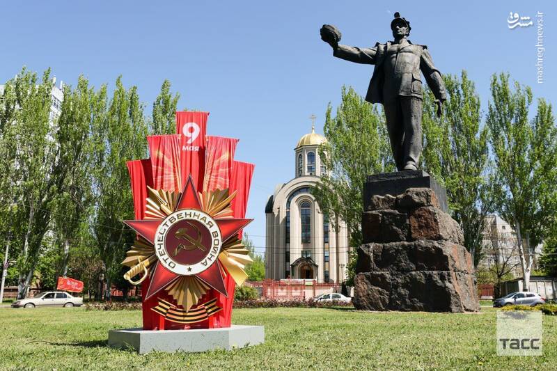 عکس/ آمادگی شهرهای روسیه برای مراسم روز پیروزی