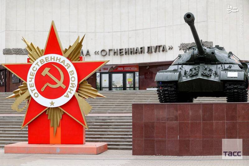 عکس/ آمادگی شهرهای روسیه برای مراسم روز پیروزی