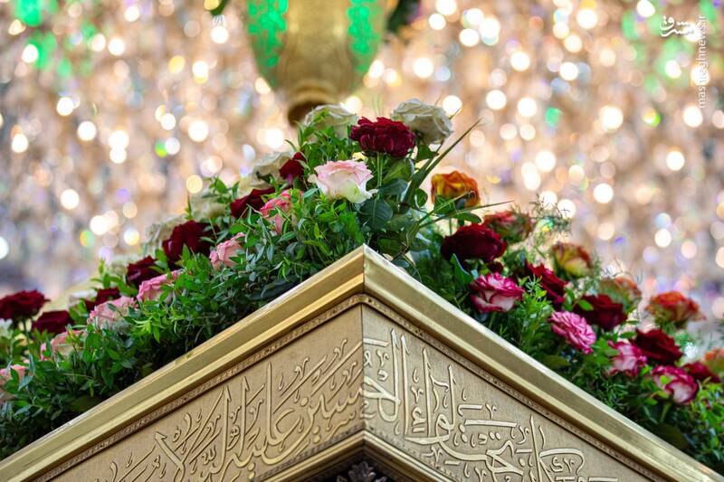 عکس/ گلآرایی ضریح سیدالشهدا در آستانه ولادت امام رئوف