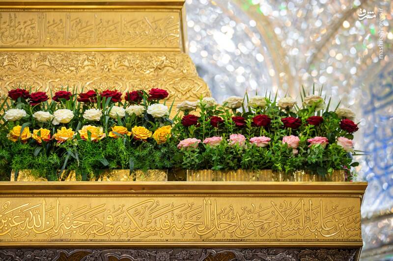 عکس/ گلآرایی ضریح سیدالشهدا در آستانه ولادت امام رئوف