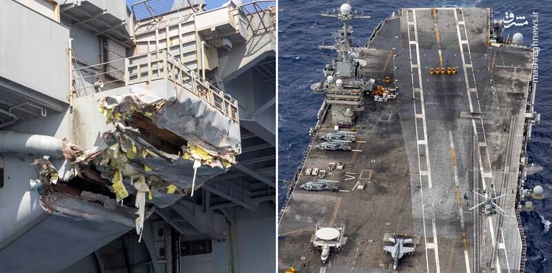 فرار ناوگروه ترومن از جنگ یمن پس از سرنگونی سومین F-۱۸ / خشم صهیونیستها از برقراری آتش بس میان امریکا و یمن/ انصارالله: به حمایت از غزه و حمله به اسرائیل ادامه میدهیم +تصاویر