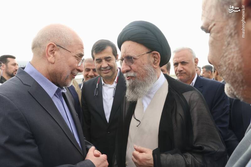 استقبال مقامات استانی از قالیباف
