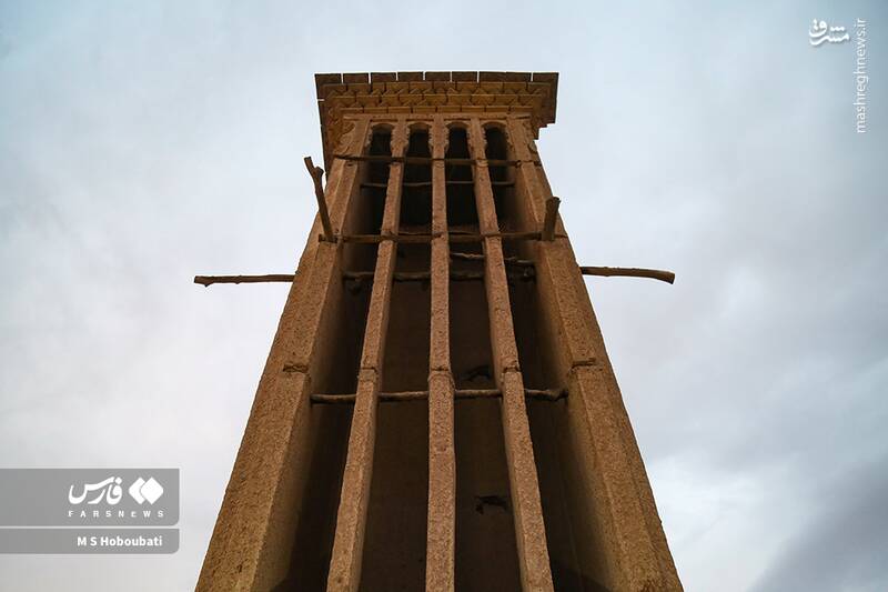 عکس/ "بادگیر" معجزه معماری در تاریخ یزد