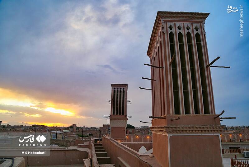 عکس/ "بادگیر" معجزه معماری در تاریخ یزد
