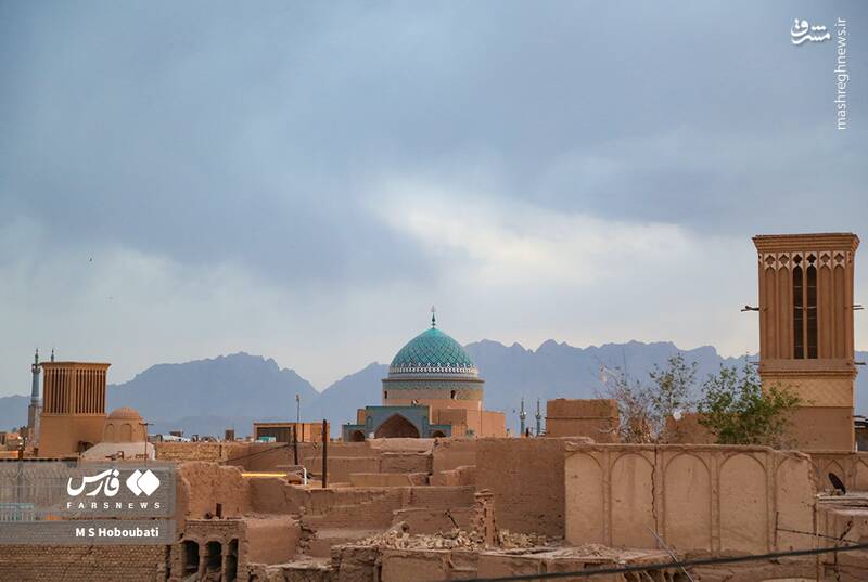 عکس/ "بادگیر" معجزه معماری در تاریخ یزد