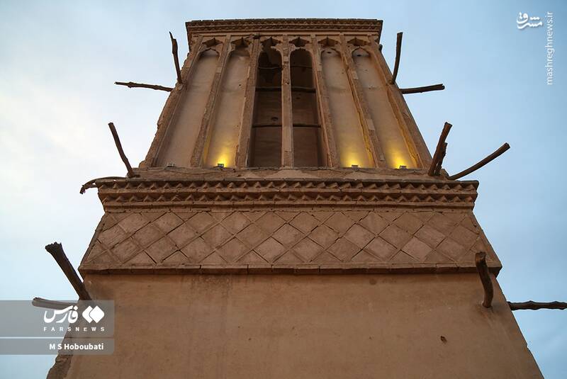 عکس/ "بادگیر" معجزه معماری در تاریخ یزد