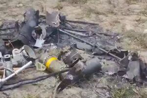 فیلم/ سقوط پهپاد ساخت ترکیه در سیالکوت پاکستان