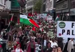 همبستگی اهالی اسلو با فلسطین و غزه