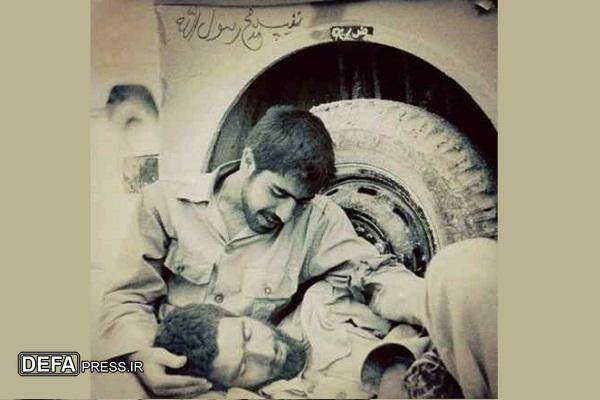 قاب ماندگار دو شهید پیش از عروج+ عکس