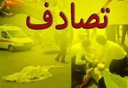 واژگونی کامیونت جان راننده را گرفت