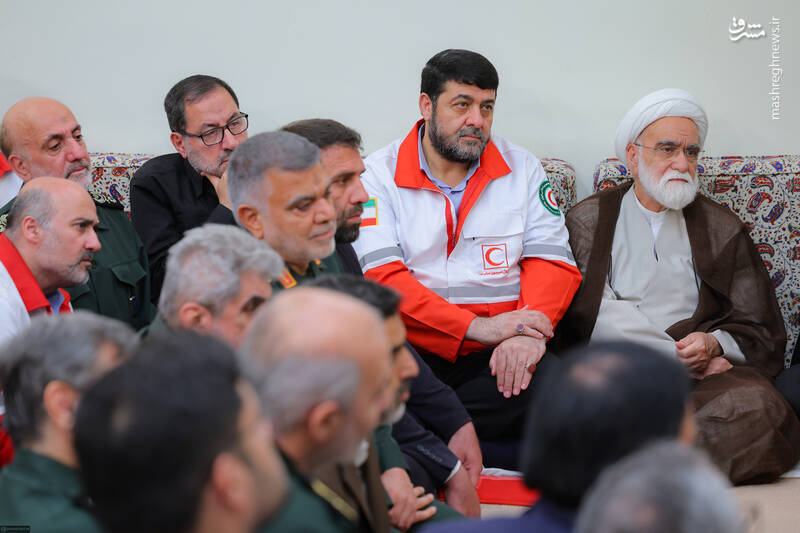 عکس/ دیدار دستاندرکاران کنگره شهدای امدادگر با رهبر انقلاب