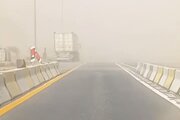 طوفان شن در شهرستان فهرج