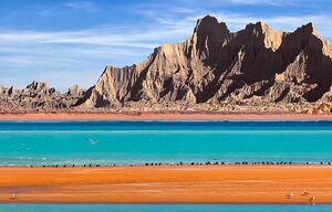 تصویری از زیبایی خلیج گواتر در سیستان و بلوچستان