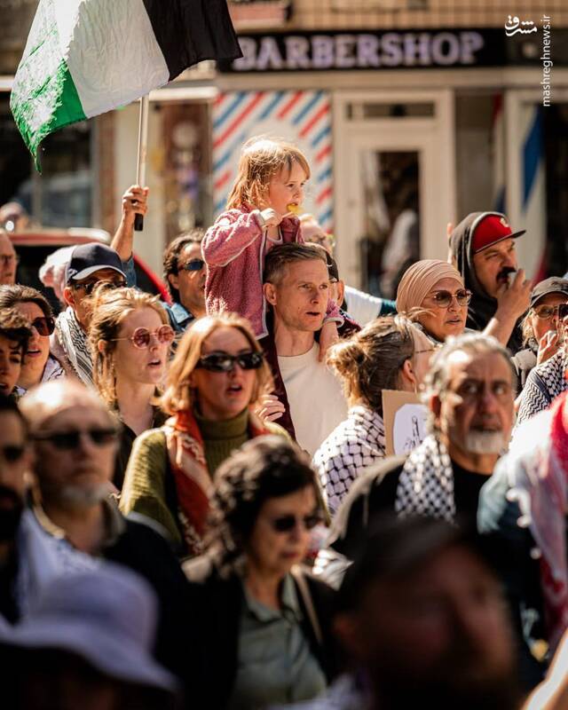 عکس/ تظاهرات حامیان فلسطین در سوئد