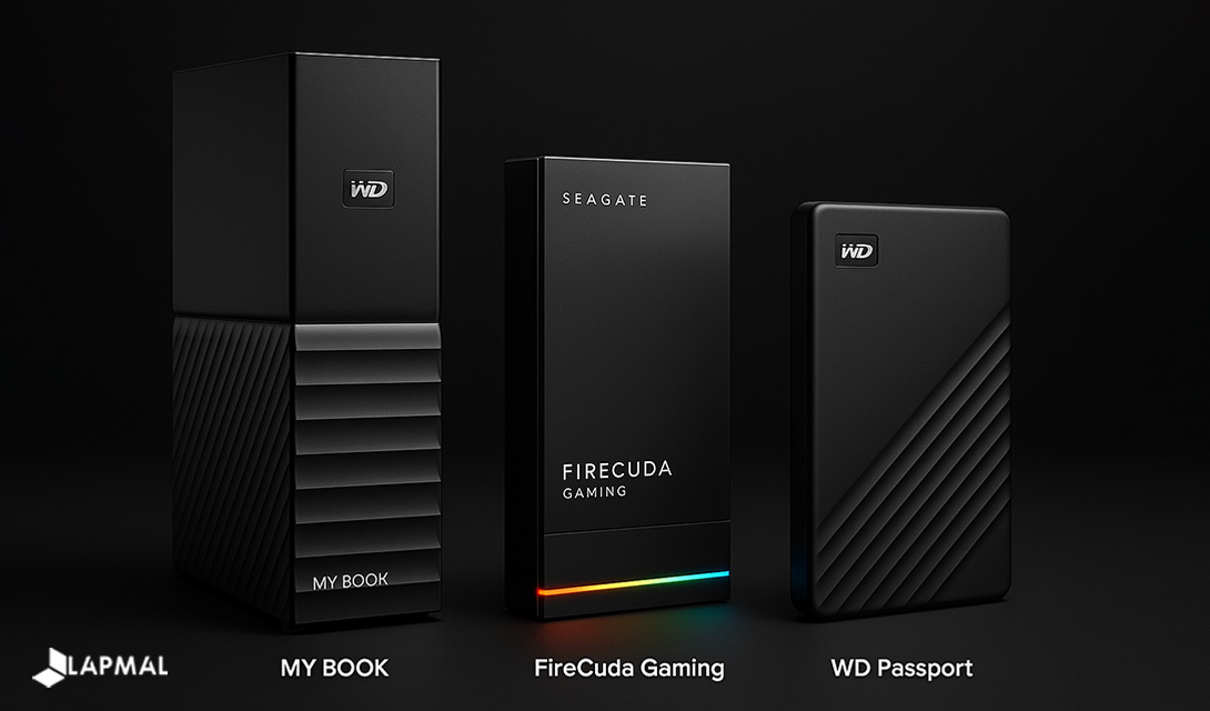 پر استفاده ترین هاردهای اکسترنال و اینترنال سال 1404