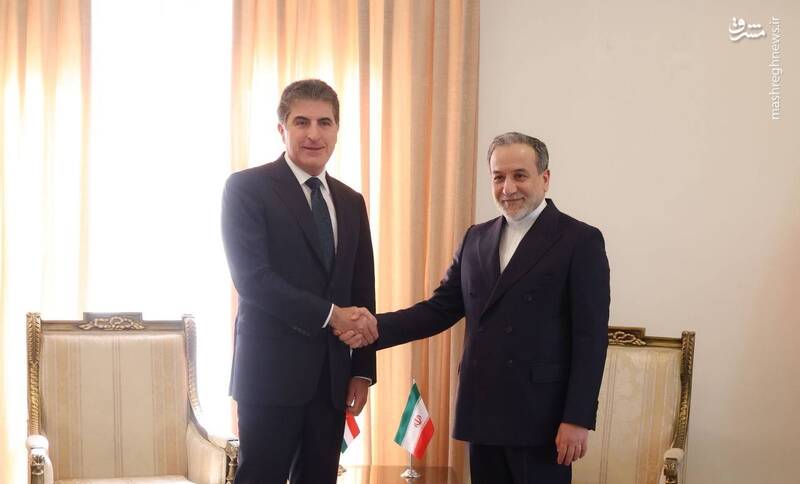 عکس/ دیدار بارزانی با عراقچی
